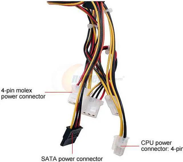 Alt view image 4 of 5 - IN WIN IP-P300AJ2-0 300 W ATX 12V 1.3 Version Power Supply - OEM