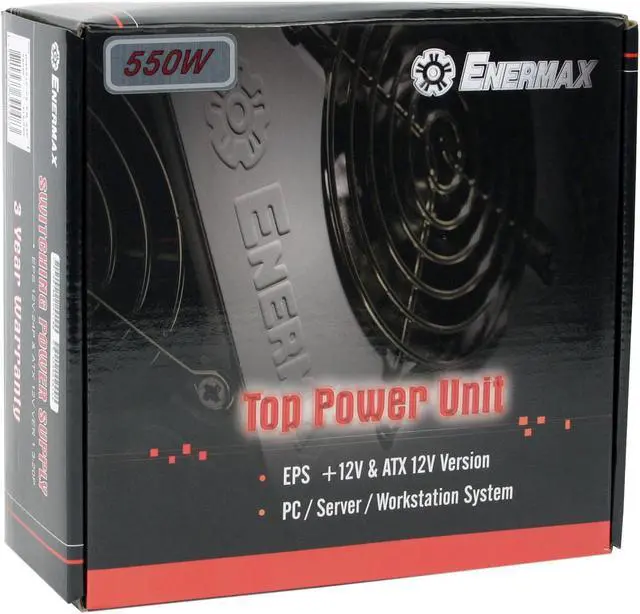 Alt view image 6 of 6 - ENERMAX EG651P-VE FM(24P) 550 W ATX12V V1.2 Power Supply