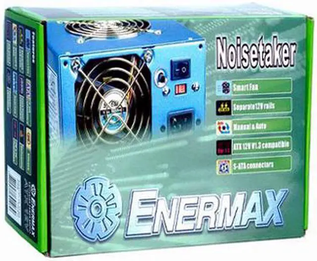 Alt view image 4 of 4 - ENERMAX Noisetaker EG475P-VE-SFMA 470 W ATX12V Power Supply