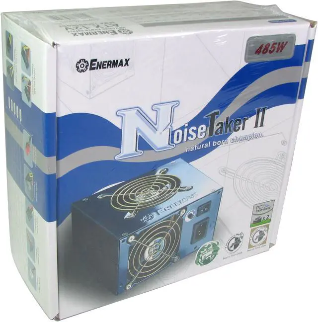 Alt view image 8 of 8 - ENERMAX Noisetaker EG495P-VE SFMA 485 W ATX 12V Ver2.0 Power Supply