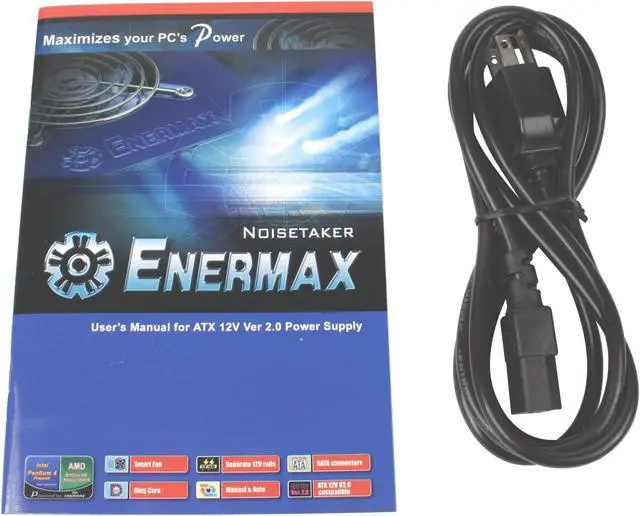Alt view image 4 of 7 - ENERMAX Noisetaker AX Series EG495AX-VE SFMA 2.0 485 W ATX12V Active PFC Power Supply