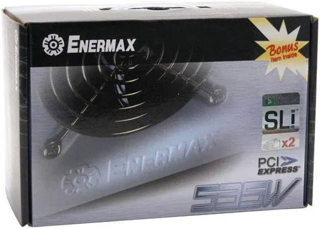 Alt view image 8 of 8 - ENERMAX EG565AX-VEFMA2.0-SLI 535 W ATX12V Ver.2.0 SLI Certified CrossFire Ready Active PFC Power Supply