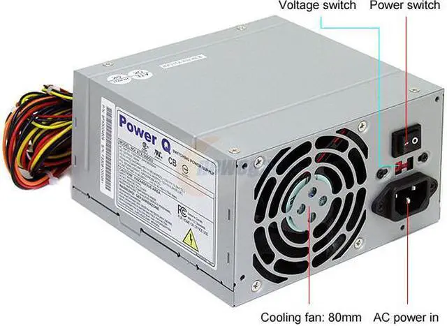 Alt view image 2 of 6 - SPARKLE Power Q ATX-300GU 300 W ATX Power Supply - OEM