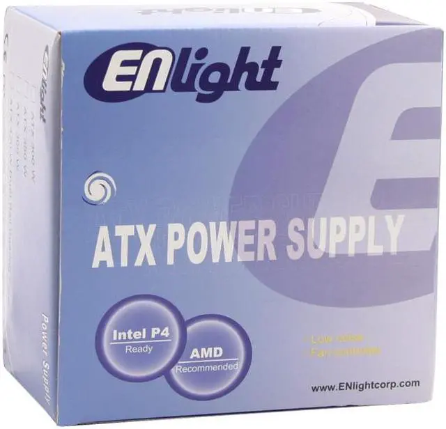 Alt view image 4 of 4 - Enlight EN-8420934 420 W ATX Power Supply