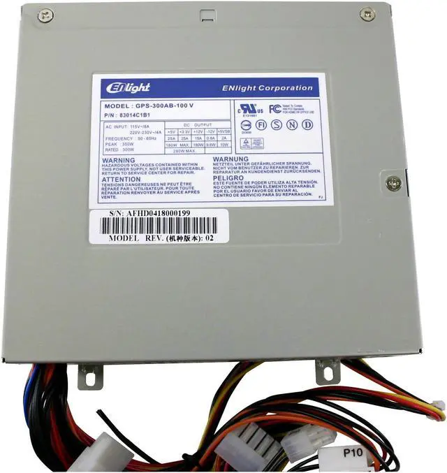 Alt view image 4 of 8 - Enlight EN-5602443 300 W ATX Power Supply