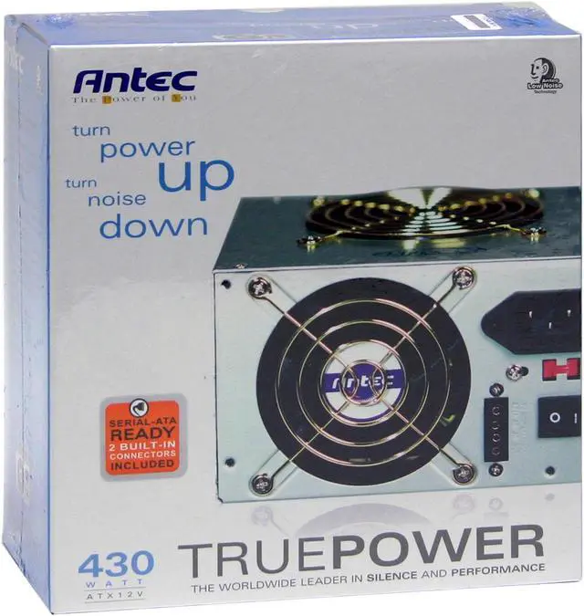 Alt view image 6 of 6 - Antec TRUE430 430 W ATX Power Supply