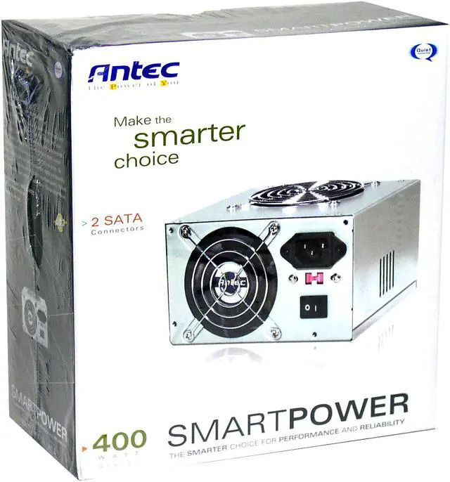 Alt view image 4 of 6 - Antec SL400 400 W ATX Power Supply