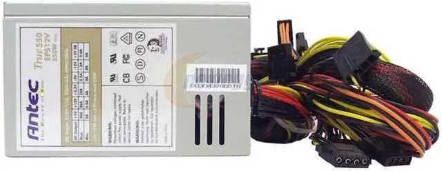 Alt view image 2 of 6 - Antec TRUE550 EPS12V 550 W EPS12V Power Supply