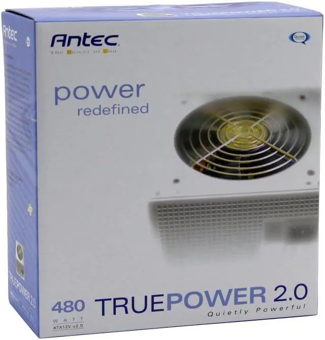 Alt view image 9 of 9 - Antec TRUEPOWERII TPII-480 480 W ATX12V 2.01 SLI Ready Power Supply