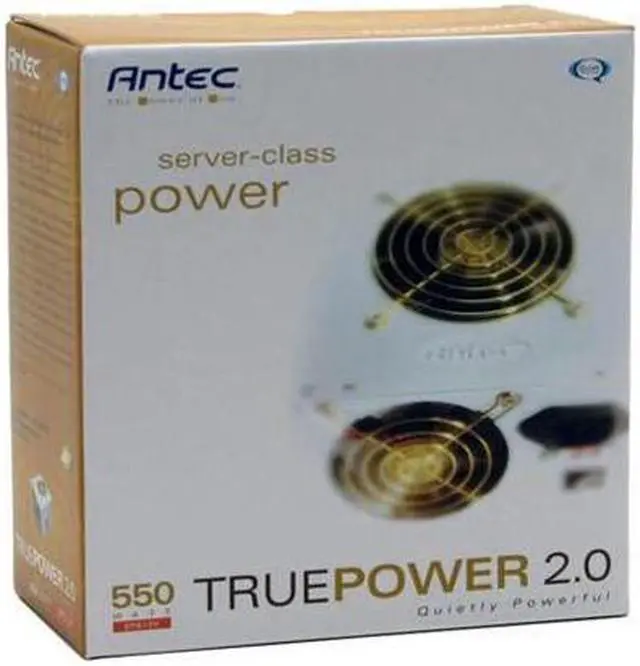 Alt view image 6 of 6 - Antec TruePower 2.0 TP2-550 EPS12V 550 W ATX12V SLI Certified CrossFire Ready Power Supply