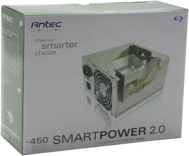 Alt view image 7 of 7 - Antec SmartPower 2.0 SP-450 450 W ATX12V Power Supply