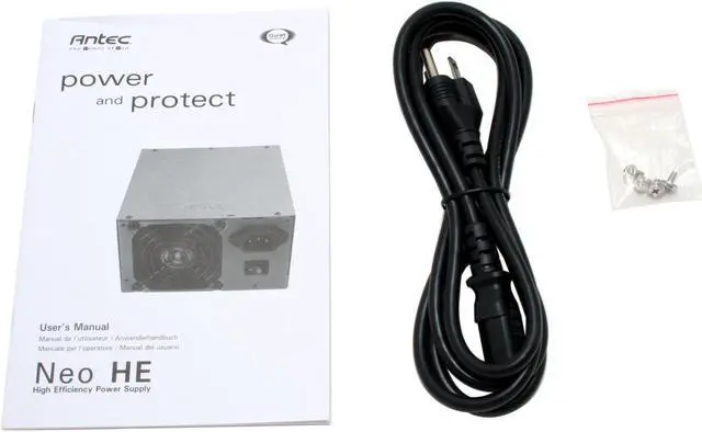 Alt view image 5 of 7 - Antec NeoPower NeoHE 380 380 W ATX12V SLI Certified CrossFire Ready Modular Active PFC Power Supply