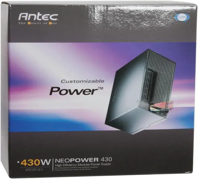 Alt view image 8 of 8 - Antec Neo Power 430 430 W ATX12V SLI Ready CrossFire Ready Modular Active PFC Power Supply