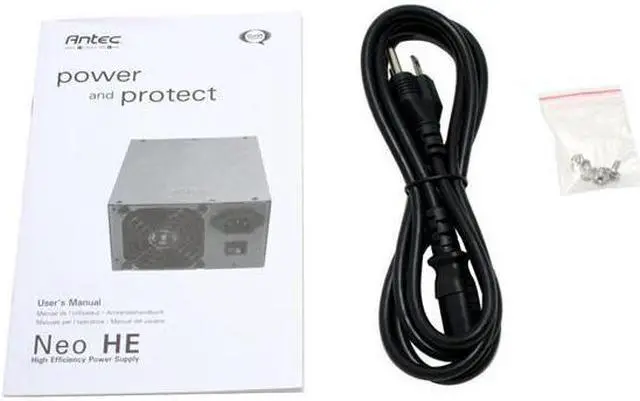 Alt view image 7 of 8 - Antec Neo Power 500 500 W ATX12V SLI Certified CrossFire Ready Modular Active PFC Power Supply