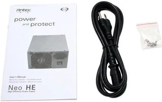 Alt view image 6 of 7 - Antec NeoPower 550 550 W ATX12V SLI Certified CrossFire Ready Active PFC Power Supply