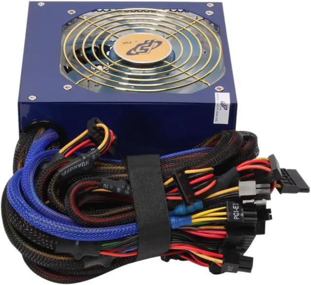 Alt view image 4 of 10 - FSP Group FX600-GLN 600W ATX V2.2/EPS12V SLI Certified CrossFire Ready  Active PFC Power Supply