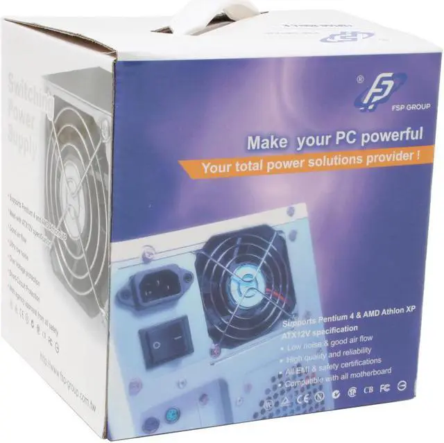 Alt view image 9 of 9 - FSP Group FSP550-80GLC-R 550W ATX 2.01/ EPS12V SLI Certified CrossFire Ready Active PFC Power Supply