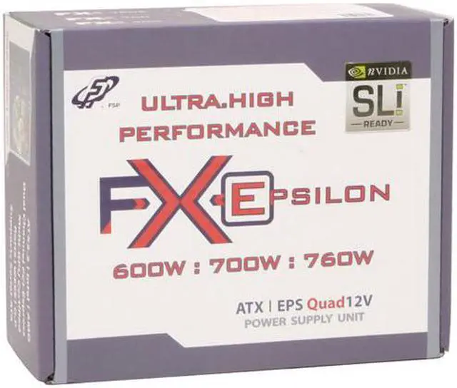 Alt view image 8 of 8 - FSP Group FX Series FX760-E 760W Maximum ATX12V V2.2/ EPS12V SLI Ready  Active PFC Power Supply