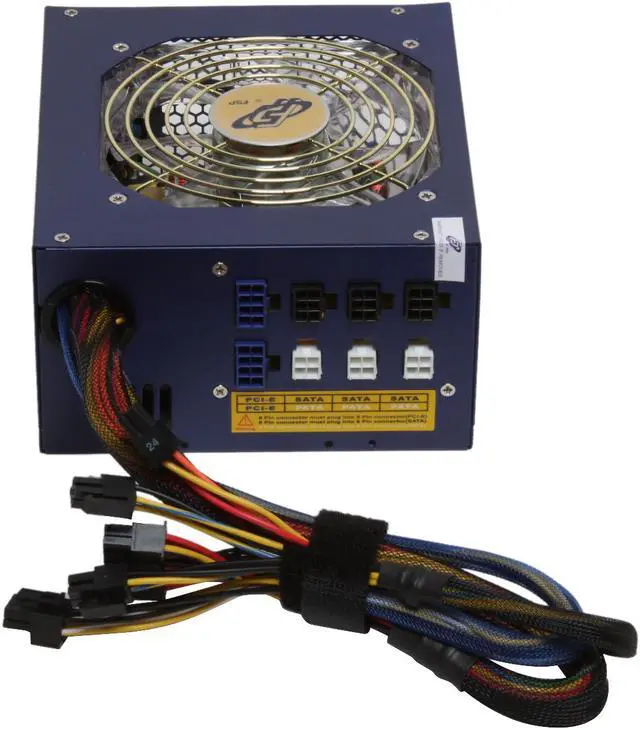 Alt view image 4 of 10 - FSP Group EVEREST 80PLUS 500 500 W ATX12V / EPS12V SLI Certified 80 PLUS Certified Modular Active PFC Power Supply