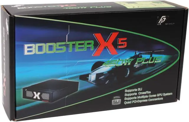 Alt view image 8 of 8 - FSP Group Booster X5 450 W Independent/Supplementary SLI Certified CrossFire Ready Active PFC Dedicated Multi.GPU Power