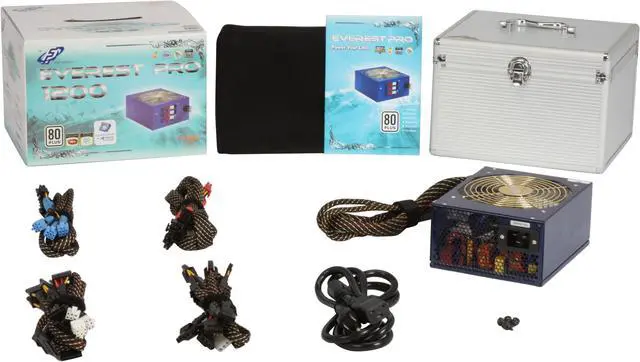 Alt view image 7 of 7 - FSP Group Everest Pro 1200 1200 W ATX12V V2.2/EPS 12V SLI Ready 80 PLUS BRONZE Certified Modular Active PFC Power Supply
