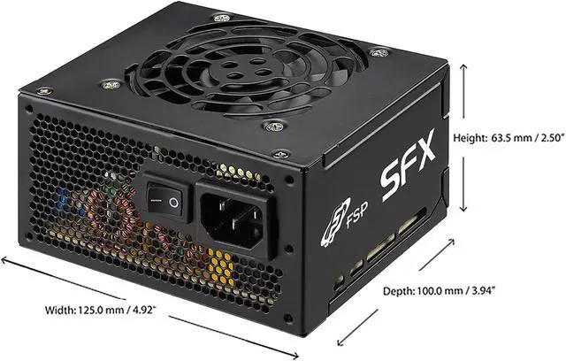 Alt view image 4 of 7 - FSP 400W Micro ATX12V / SFX12V 80 PLUS BRONZE Certified Active PFC Power Supply with Intel Haswell Ready (FSP400-60GHS(85)-R1)
