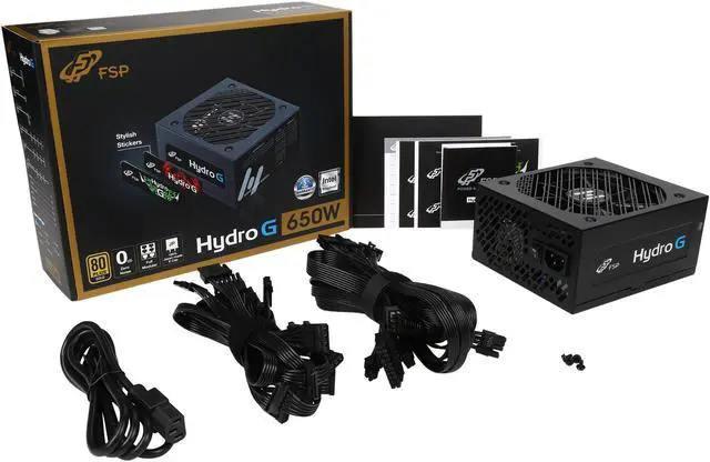 Alt view image 8 of 7 - FSP Group Hydro G Series HG650 650 W ATX12V / EPS12V SLI CrossFire Ready 80 PLUS GOLD Certified Full Modular Active PFC Power Supply