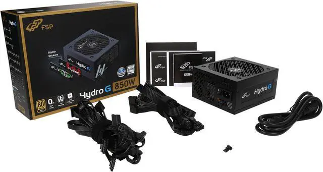 Alt view image 8 of 7 - FSP Group Hydro G Series HG850 850 W ATX12V / EPS12V SLI CrossFire Ready 80 PLUS GOLD Certified Full Modular Active PFC Power Supply