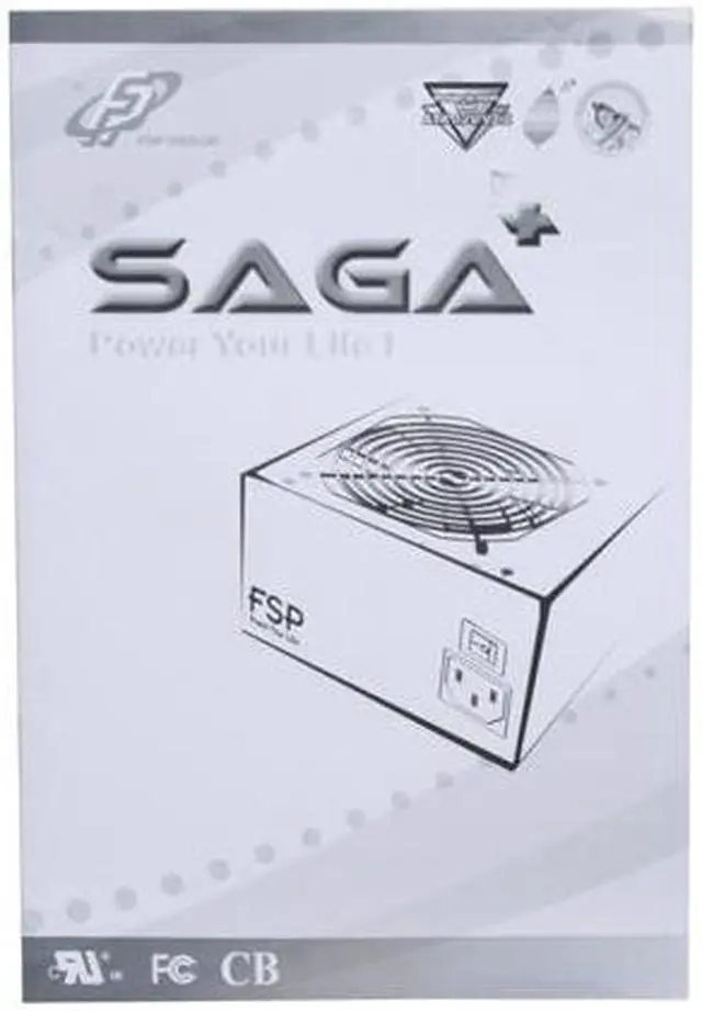 Alt view image 9 of 10 - FSP Group SAGA+ 400R 400W ATX12V  Power Supply