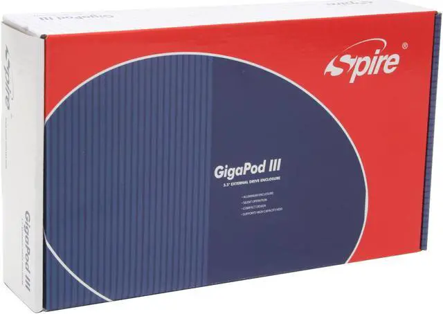 Alt view image 6 of 6 - Spire SP111-NEB Aluminum 3.5" IDE USB & 1394 External Enclosure