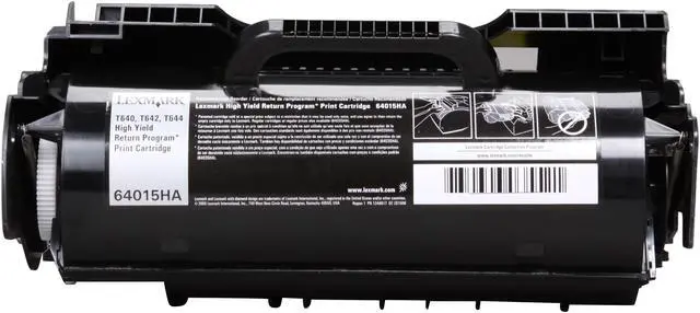Alt view image 4 of 7 - Lexmark 64015HA High Yield Return Program Toner Cartridge - Black