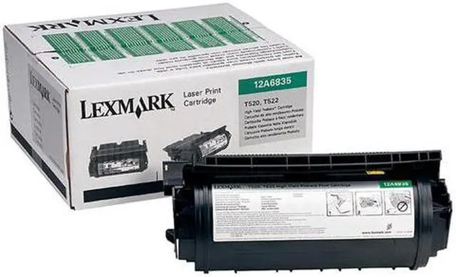 Main image of Lexmark 12A6835 High Yield Return Program Toner Cartridge - Black