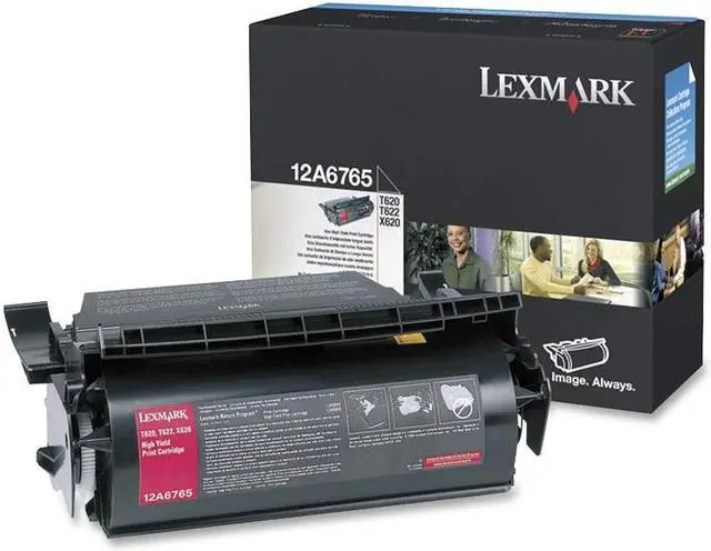 Main image of Lexmark 12A6765 High Yield Toner Cartridge - Black