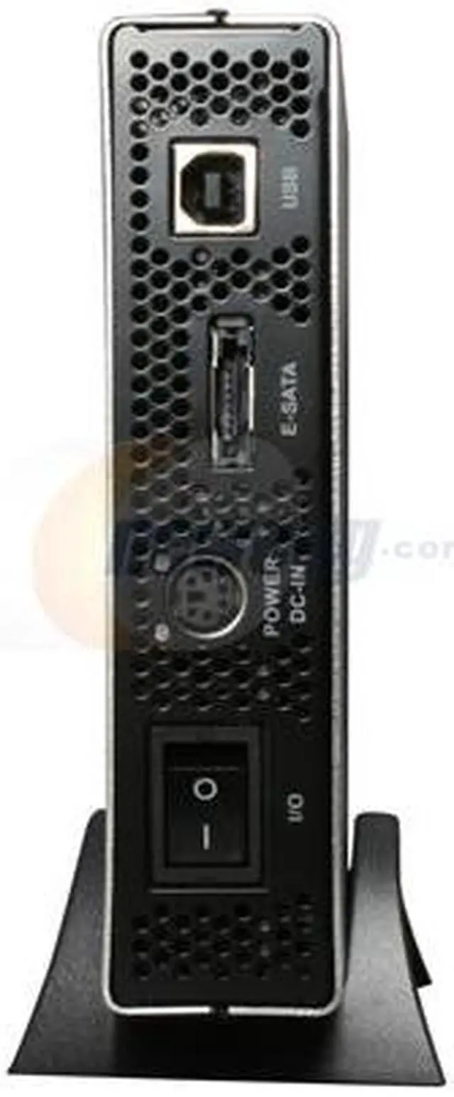 Alt view image 4 of 5 - AZiO ENC311SU41 Aluminum 3.5" SATA USB 2.0 & eSATA External Enclosure
