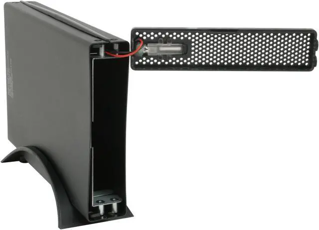 Alt view image 4 of 5 - AZiO ENC311SU31 Aluminum 3.5" SATA USB 2.0 & eSATA External Enclosure
