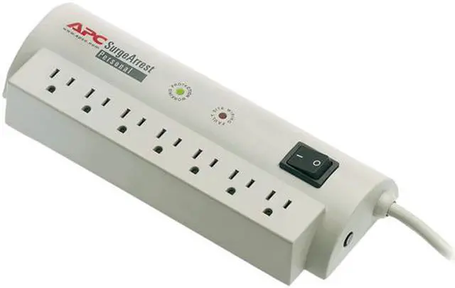 Alt view image 2 of 3 - APC PER7T 6 Feet 7 Outlets 840 joules Personal SurgeArrest