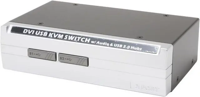 Main image of LINKSKEY LDV-202AUSK 2-Port DVI USB KVM Switch with Cables