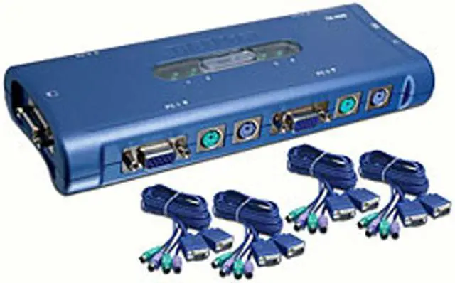 Alt view image 3 of 4 - TRENDnet TK-400K KVM Switch Kit