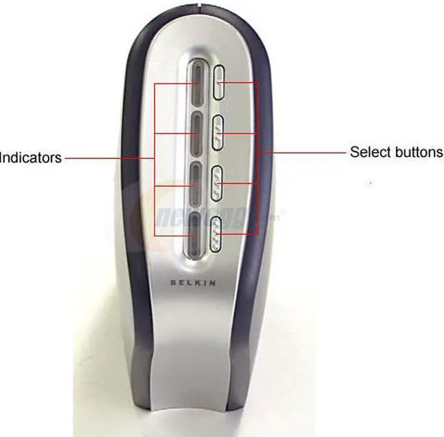 Alt view image 3 of 5 - BELKIN OmniView SOHO F1DS104U 4-Port USB KVM Switch with Audio