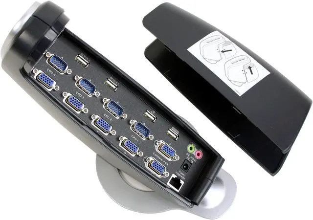 Alt view image 3 of 6 - BELKIN OmniView SOHO F1DH104U KVM Switch with Audio
