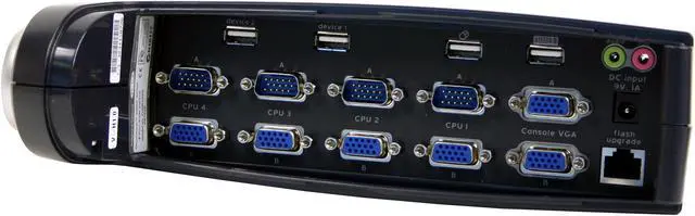 Alt view image 4 of 6 - BELKIN OmniView SOHO F1DH104U KVM Switch with Audio