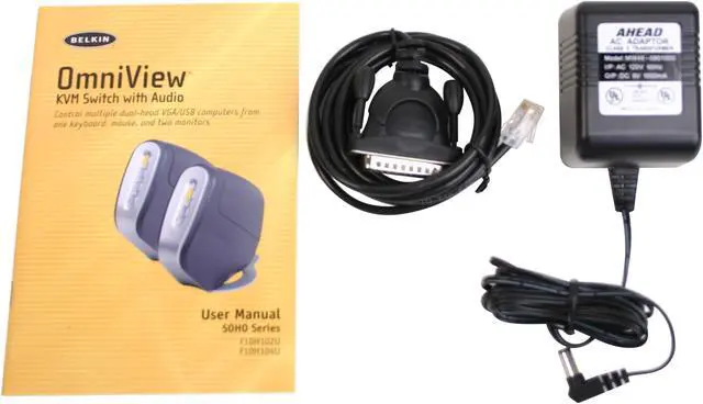 Alt view image 5 of 6 - BELKIN OmniView SOHO F1DH104U KVM Switch with Audio