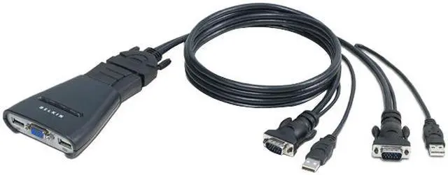 Main image of BELKIN F1DK102U Compact KVM Switch with Cables