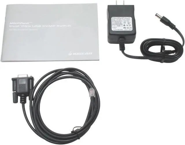 Alt view image 5 of 6 - IOGEAR GCS1744 4-Port Dual View KVM Switch w/Audio and USB Peripheral Sharing