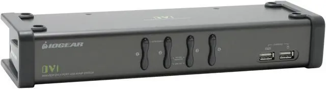 Main image of IOGEAR GCS1764 4-Port DVI KVMP Switch USB Console, USB Peripherals, Audio