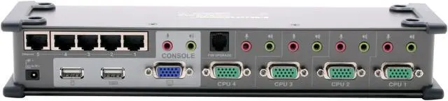 Alt view image 3 of 6 - IOGEAR GCS1774 Miniview Symphony Multi-function 4-Port KVM Switch