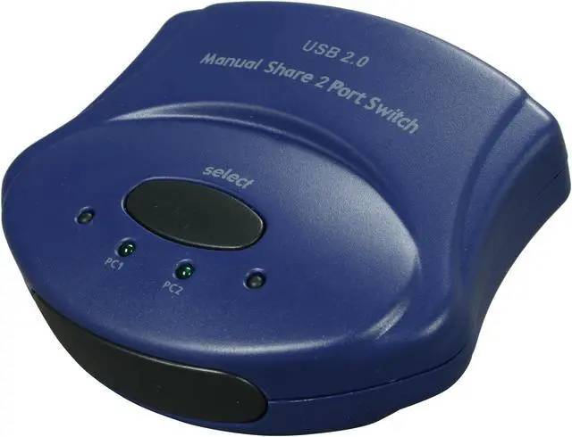 Main image of GWC SS2115 USB 2.0 2-Port Manual Share Switch - OEM