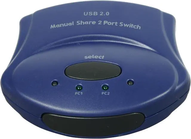 Alt view image 3 of 4 - GWC SS2115 USB 2.0 2-Port Manual Share Switch - OEM