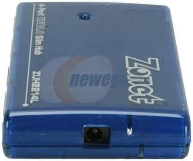 Alt view image 4 of 6 - Zonet ZUH2214L 4 Port USB 2.0 Slim Hub (bus-powered)