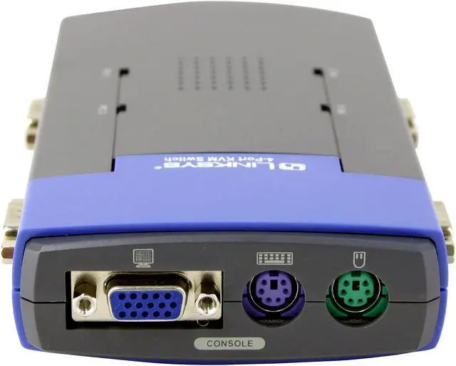 Alt view image 4 of 6 - LINKSYS ProConnect PS2KVM4 4-Port KVM Switch